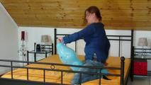 Die verrückte Juliette mit ihrem langen Ballon