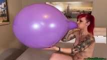 topless Blow2Pop purple TT17, preinflated with pump