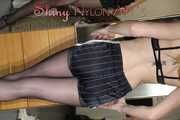***NEW MODELL RONJA*** wearing several shiny nylon shorts 2/2