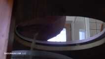 Mistress Cleo uses a toilet box