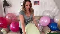 popping 20 balloons with the lighter