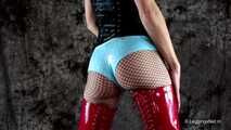 Meine blaue Hotpants