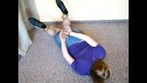 Struggling hogcuffed