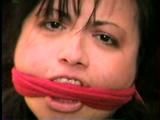29 Yr OLD FEISTY BBW BIG TITS SHARON GETS MOUTH STUFFED, CLEAVE GAGGED, WRITES RANSOM NOTE, GAG TALKS ON PHONE, & IS BAREFOOT TIED (D58-15)