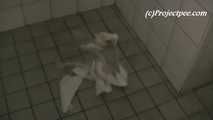 056025 Kasha Pees On The Floor Of The Smelly Toilet 