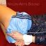 Samantha tied and gagged on a sofa wearing a hot lightblue shiny nylon shorts and a very shiny blue rian jacket (Pics)
