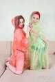 Morrigan and Valeria Ross - Double hogtaped in raincoat