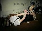 BONDAGE CUSTOM #9-B  TOES-TIED & BALL-GAGGED 
