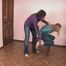 Alexa and Catt - Blonde Alexa gets handcuffed by Catt in a softcore domination scene (video)