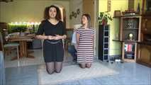 Kyra and Vanessa - tickle detector test Part 4 of  10
