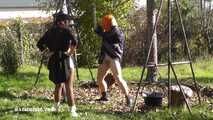 Happy Halloween! Ballbusting