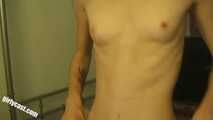 Skinny Teen Mandy Casting - Her first Video