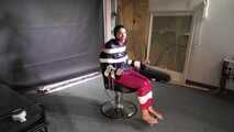 Rachel adams tied and gagged in shiny nylon Clothes