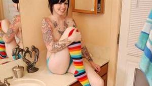 Teen Barbie On The Bathroom Sink 4k