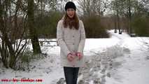 Handschellenspass im Schnee