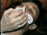 28 YR OLD MOM, IS HANDGAGGED AND MOUTH STUFFED (D39-15)