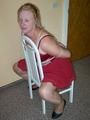 Miri cuffed and roped