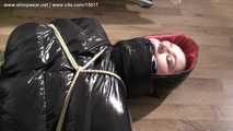 Ivette - tied in a sleepingbag