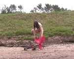 naked at the river