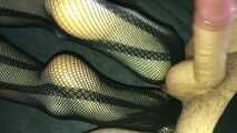 CUM OVER MY NYLONS