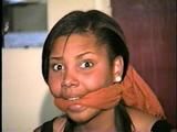 18 Yr OLD BLACK COLLEGE STUDENT WAKES UP CLEAVE GAGGED, BAREFOOT & TIGHTLY TIED TO A CHAIR (D53-6)