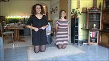 Kyra and Vanessa - tickle detector test Part 4 of  10