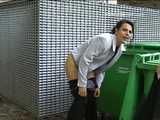 016078 Eve Is Spotted Taking A Pee Beside The bins
