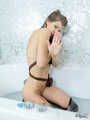 Sarah Kay, wet and horny in pantyhose (236 images)