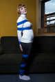 Sweet in White Socks and Blue Tape