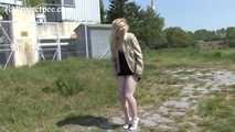 032043 Sam Takes A Huge  Pee Into The Danube