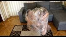 Bekki and Kelly - escape from clear plastic bag (video)