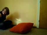 Kneeling and drooling