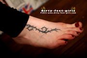 Tattoo Girl in the Studio
