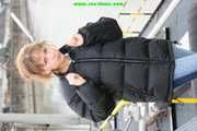 Get 56 pictures of Leoni in shiny nylon down from 2005-2008!