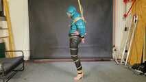 Rachel Adams bound and gagged by an Intruder