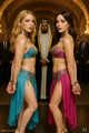 Two Shackled Harem Girls