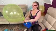 ballooncluster of six P18 and five pump2pops, one blow2pop P18
