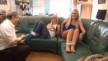 Marenka and Renee - tickling Game Part 5 of 6