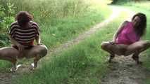 Pee in the woods