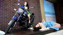Lucky, Nelly, Xenia - betrayal, all hogtied and reunion (video)