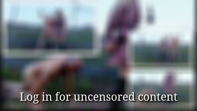  Public spanking at the motorway fence!