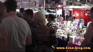 Public Bondage Walk for Lena King