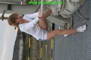 739 Pictures of Leoni in shiny nylon Shorts taken 2005-2008 in one package!