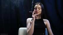 Confident Smoker – Slow Drags & Direct Eye Contact