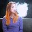 Smoke-generator Galya is smoking a delicious Marlboro Red and exhaling clouds of smoke