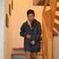 Sexy Francine in Lack Sportshorts (Sprinter) und Lacktop + Regenjacke (Exclusive Sportkleidung)