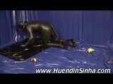 Video Rubber Dog Routine