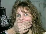 19 Yr OLD SINGLE MOM RONI MOUTH STUFFED, CLEAVE GAGGED,  BOUND & CROTCH ROPED WEARING LINGERIE (D44-13)