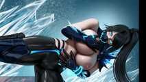 GoL Busty subzero girl dance and tease animation