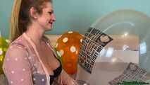 Your sexy girlfriend popping your Q16 *HB* balloons